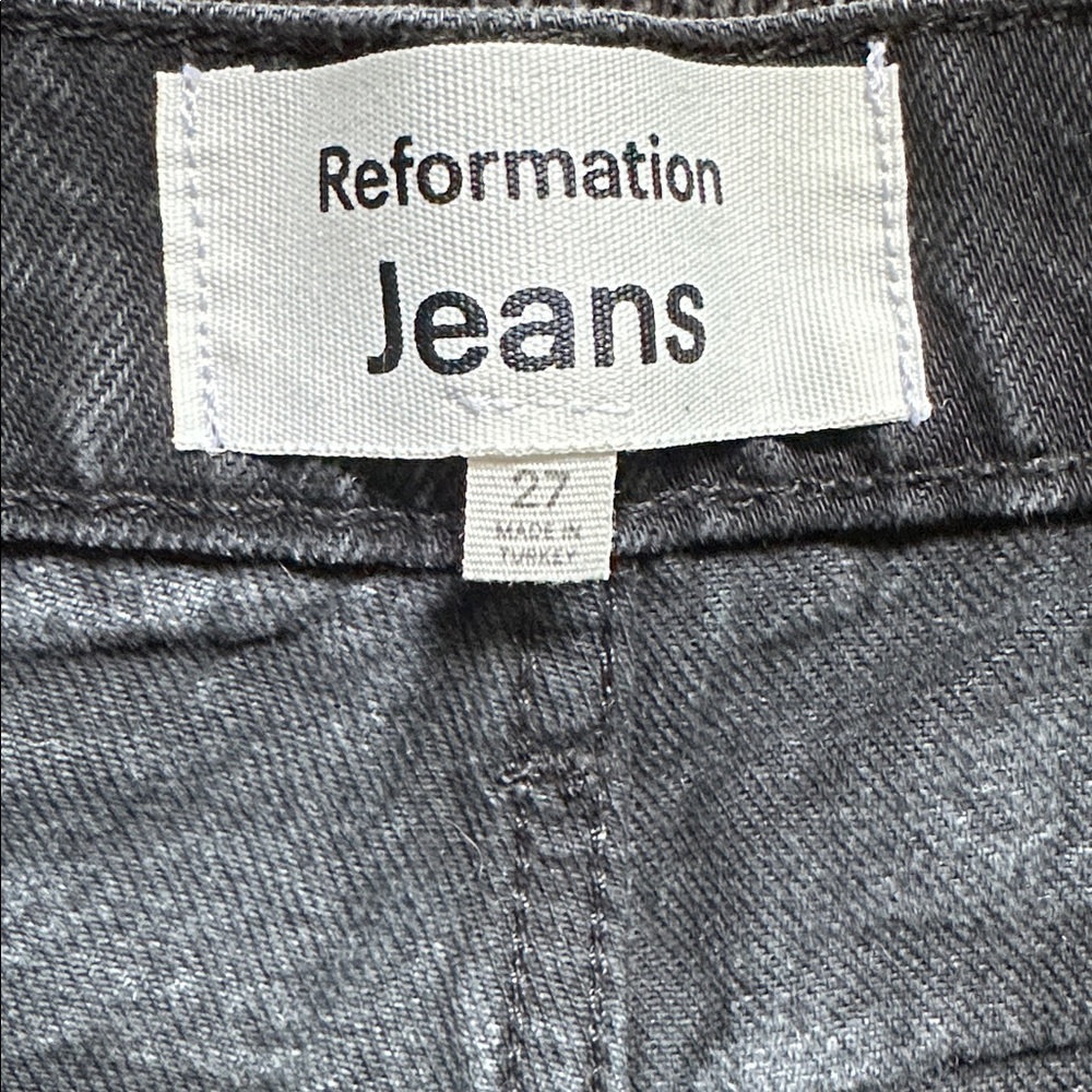 Reformation Val 90s midrise straight jeans sz 27 - Picture 4 of 7